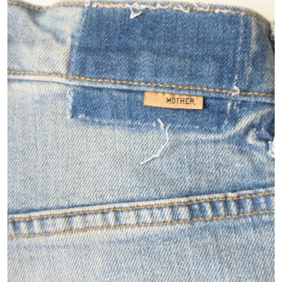 NWT Mother Superior The Dazzler Shift in I Confess High Rise Straight Jeans 30 - Picture 7 of 11